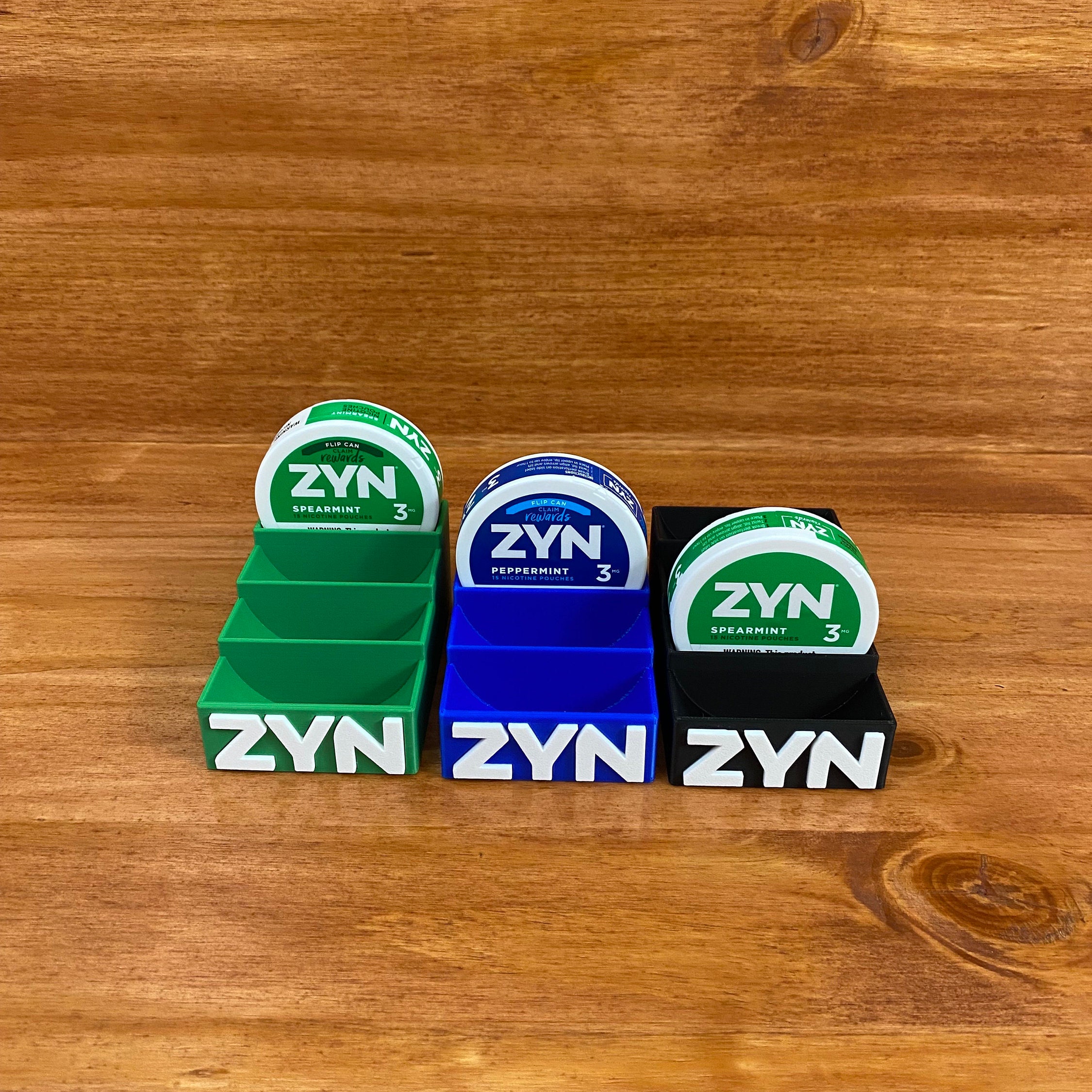 Desktop Zyn Holder / Zyn Caddy Holds 2 Cans 