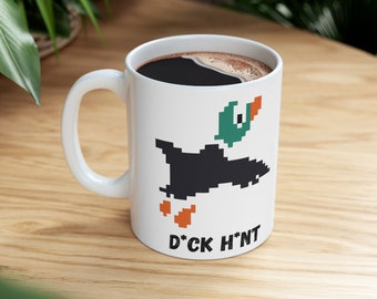 Duck Hunt Nintendo Mug: Duck Hunt Mug - A Gamers Mug, Retro Video Game, Duck Hunt, Nintendo Mug ! - Ceramic Mug 11oz