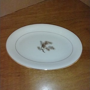 Kyoto replacement 8.25&quot; Pine Cone 8045 oval plate