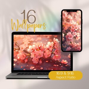 桜の背景、桜のコンピュータの壁紙、日本の携帯電話の壁紙、かわいい美的iPhoneの壁紙、桜のMacBookの壁紙