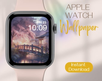 Pink Apple Watch Face, Blossom Apple Watch Wallpaper, Floral Smartwatch Background, Aesthetic Apple Watch Charms, Flowers Apple Watch Cover