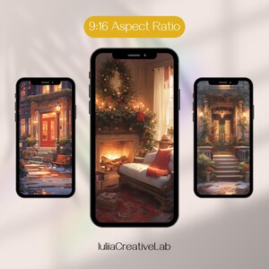 Christmas Wallpaper, Aesthetic Christmas Desktop Wallpaper, Christmas Phone Wallpaper, Xmas Holiday iPhone Wallpaper, Christmas Background, Image 6