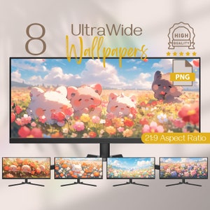 Kawaii Ultrawide Wallpapers, Flower Widescreen Wallpaper, Spring 3440x1440 Wallpapers Format, Ultrawide Monitor Background, 4K HD Wallpapers