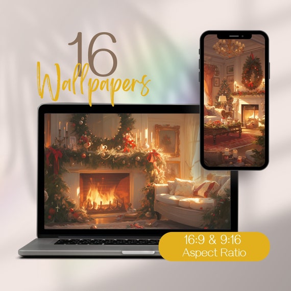 Christmas Wallpaper, Aesthetic Christmas Desktop Wallpaper, Christmas Phone Wallpaper, Xmas Holiday iPhone Wallpaper, Christmas Background