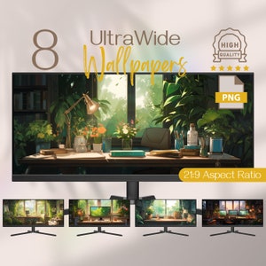 Ultrawide Anime Lofi Wallpaper, 4K UHD Aesthetic Desktop Background for Ultra Wide Monitors, High-Quality PC Wallpaper Widescreen Background