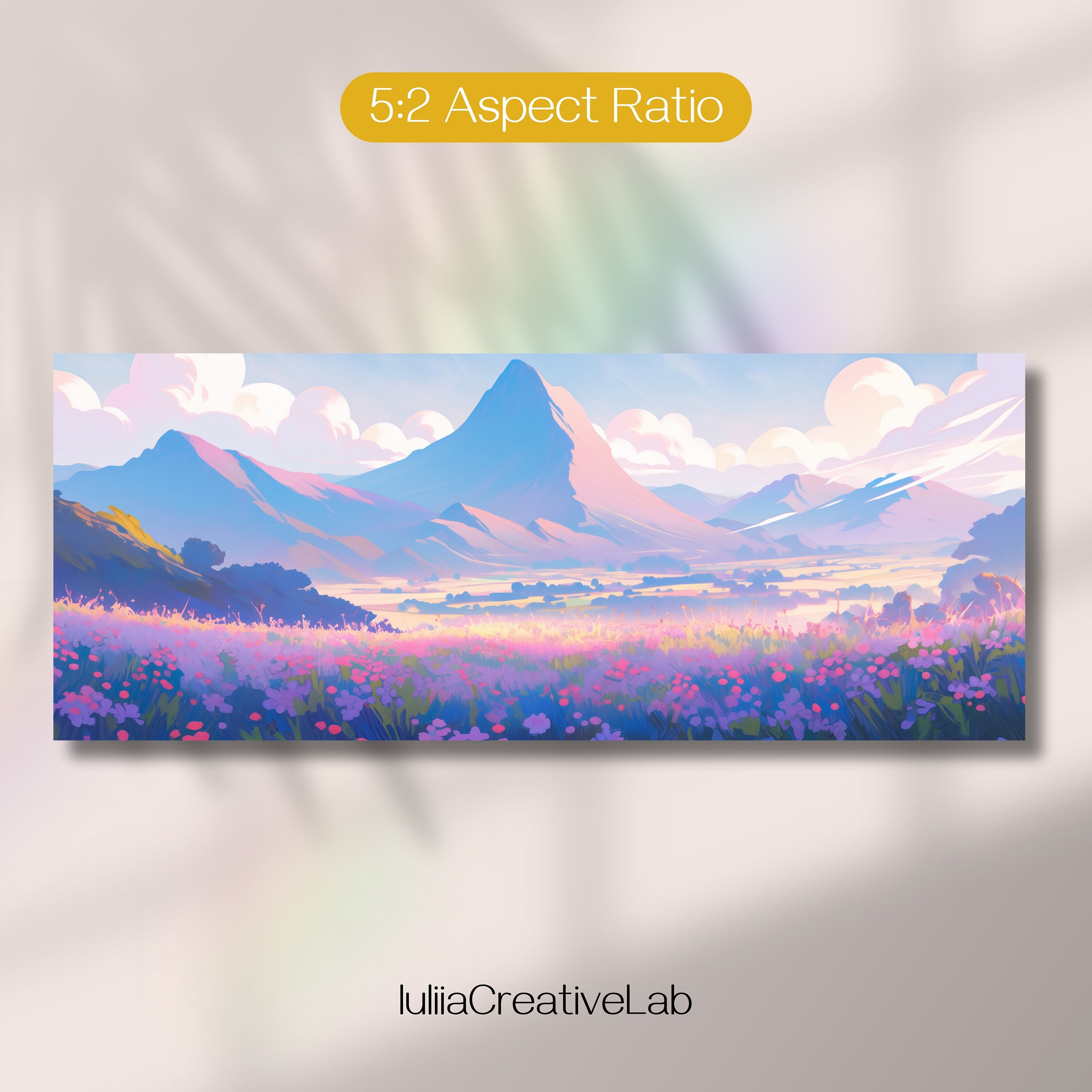 美しいTwitchバナーストリーミング、マウンテンメドウズのパステルデザイン、ストリーム設定用のかわいいTwitchヘッダー 、Twitch設定用のストリーミングヘッダー - Etsy 日本, image size:3000x3000