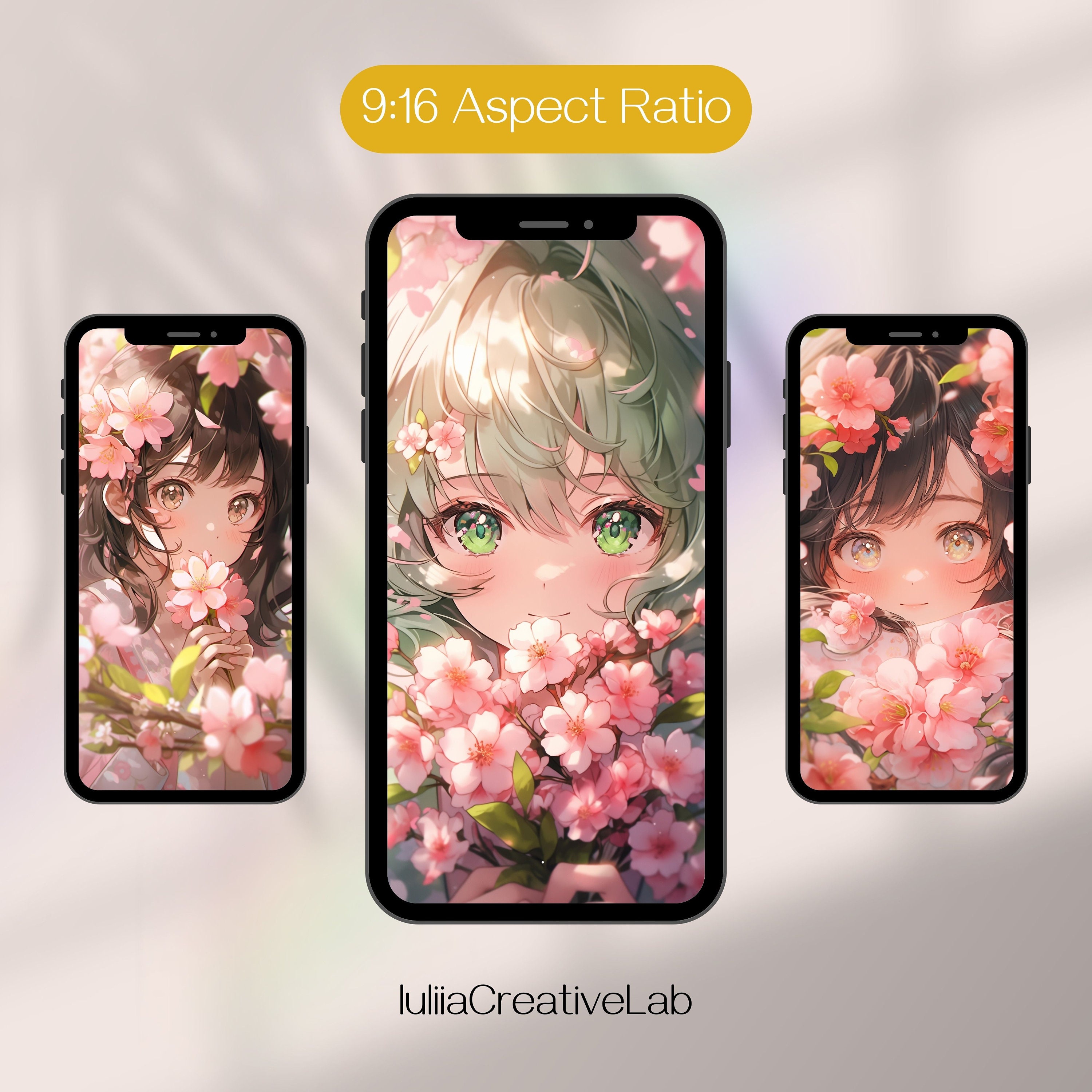 Kawaii Blossom Wallpaper, Anime Japanese Wallpaper, Aesthetic Desktop ...
