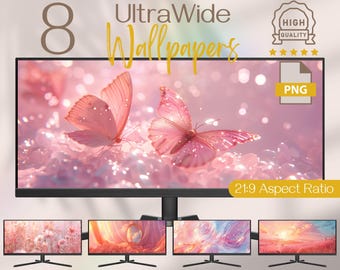 Ethereal Aesthetics Ultrawide Wallpapers Format 3440 x 1440, Fond d'écran ultra-large pastel, Papier peint éthéré 4k pour bureau à écran large