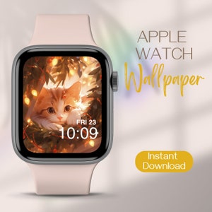 Christmas Apple Watch Wallpaper, Christmas Watch Background, Winter Smartwatch Background, Cute iWatch Wallpaper, Festive Apple Watch Face