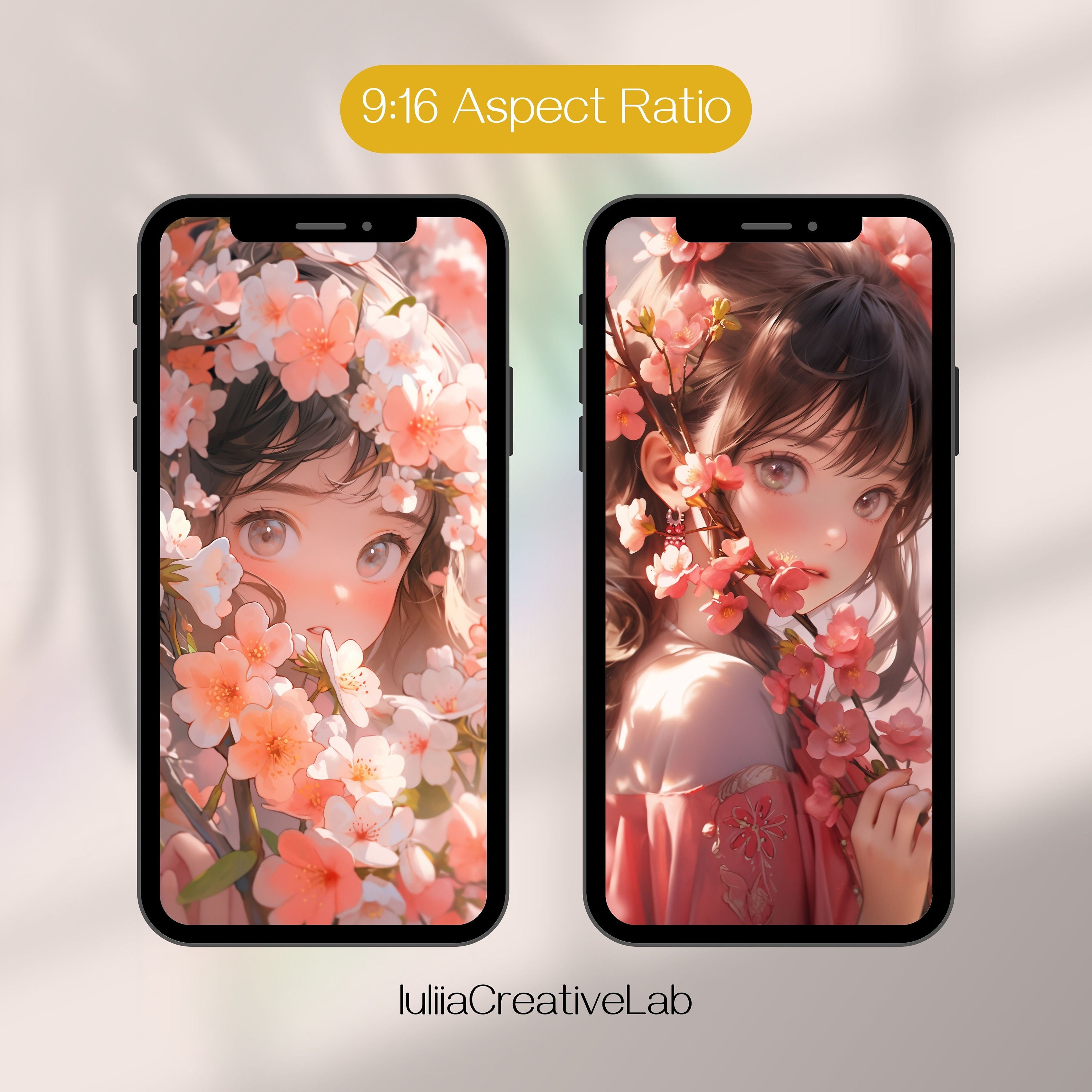 Kawaii Blossom Wallpaper, Anime Japanese Wallpaper, Aesthetic Desktop ...