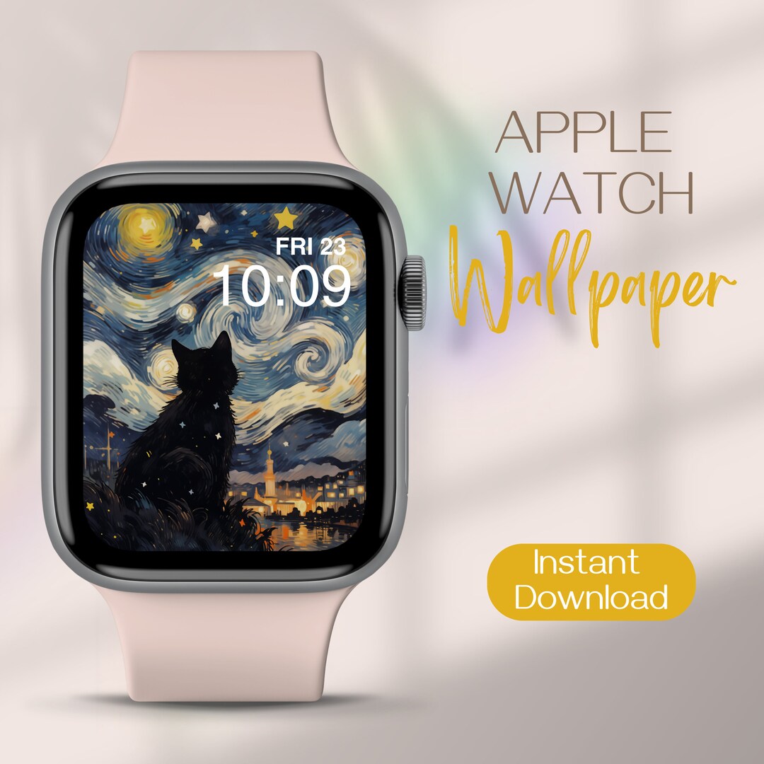 Cat Apple Watch Wallpaper, Apple Watch Face Design, Smartwatch
