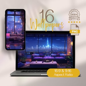 Fondos de escritorio de neón, fondos de computadora de neón lofi, fondo de escritorio con estética de neón, fondo de pantalla de teléfono caprichoso, fondo de pantalla de ciudad de neón