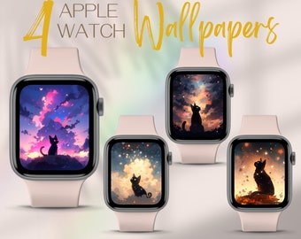 Pastel Apple Watch Face, Whimsical Apple Watch Wallpapers, Cute Smartwatch Wallpapers, Aesthetic Apple Watch Face, Apple Watch Face Cover