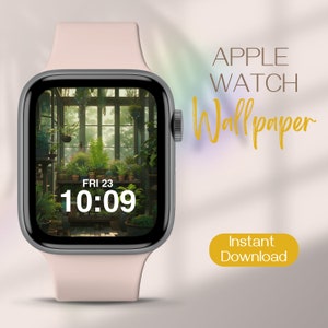 Anime Apple Watch Wallpaper, Lofi Studio Smartwatch Hintergrund, Pflanzen Hintergrund, Bücherregal Apple Watch, Bücher iWatch Wallpaper