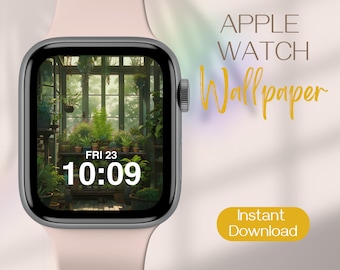 Anime Apple Watch Wallpaper, Lofi Studio Smartwatch Background, Plants Watch Background, Bookshelf Apple Watch Face, Books iWatch Wallpaper