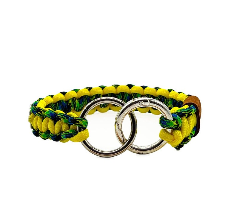 Markenband Urit aus Paracord für Hundemarke 27cm Schmuckband Hund Markenbändchen Hundemarkenhalsband Bild 1