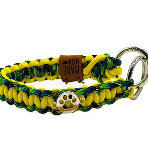 Markenband Urit aus Paracord für Hundemarke 27cm Schmuckband Hund Markenbändchen Hundemarkenhalsband Bild 3