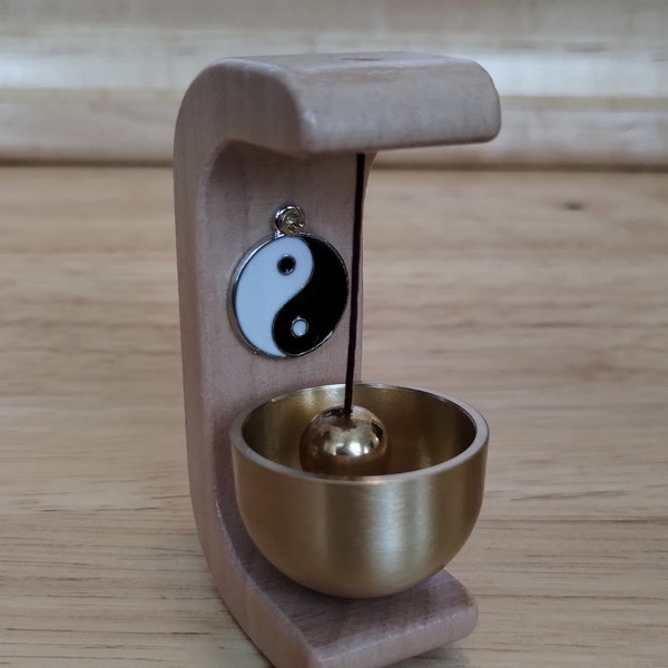 Shopkeepers Door Bell Chime Singing Bowl Inspired Ying Yang