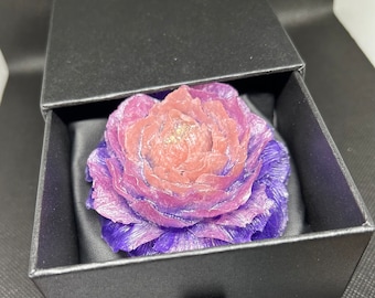 Beautiful large memorial flower hand made to honour your loved one or pet, with ashes or hair / fur  can be personalised ideal mother sister