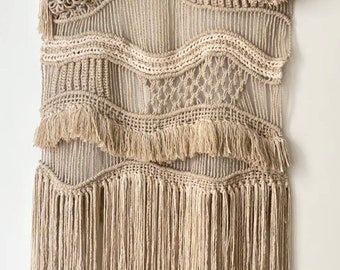 Macrame wall hanging / bed headboard / macrame curtain / macrame bed headboard / headboard / macrame / macrame tapestry