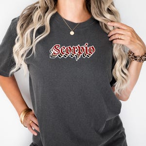 Skorpion T-Shirt | Mutiges Sternzeichen-Grafik-T-Shirt | Perfektes Geschenk für Astrologie-Fans