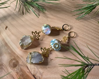 pendientes boho citrino