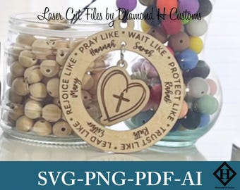 Women of the Bible Laser Cut File Car Freshener Charm SVG File for Gifts Bible Study and Christian Women Laser Cut file Car Freshener SVG
