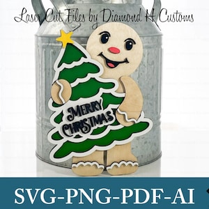 Gingerbread Laser File Gingerbread Man Laser Cut File Gingerbread SVG Gingerbread Laser Gingerbread Man Laser SVG Gingerbread Man Decor