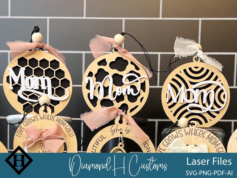 DIY Car Charm File Set For Mom Gift Ideas