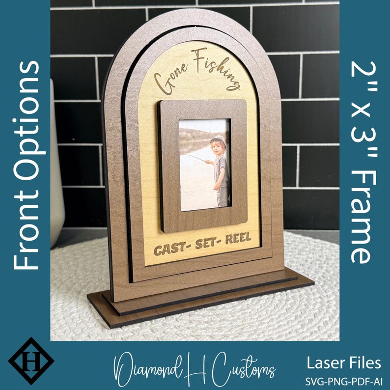 Fisherman Gift Idea Digital Download Laser File Wooden Fish Counter Display Tackle Box Design Spinning Tracker Gone Fishing Sign Perfect Present Dad Grandfather Fishing Enthusiast Birthday Gift Father Day Gift Rustic Cabin Decor Wall
