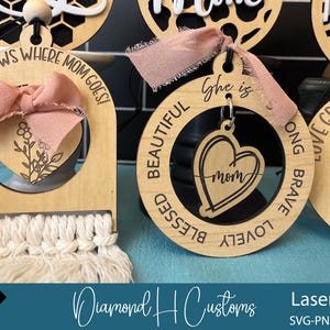 DIY Car Charm File Set For Mom Gift Ideas