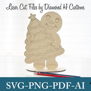Gingerbread Laser File Gingerbread Man Laser Cut File Gingerbread SVG Gingerbread Laser Gingerbread Man Laser SVG Gingerbread Man Decor