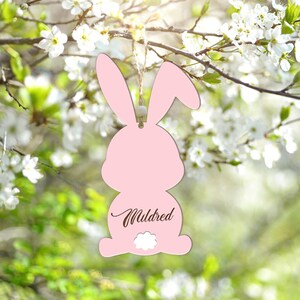Personalized Easter Bunny Tag: Baby&#39;s First Easter Gift