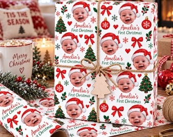 Personalized Your Baby Wrapping Christmas Gift, First Holiday Baby Wrap Gifts