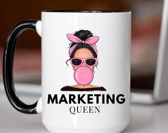 Marketing Queen Tasse: Geschenk für Vermarkter