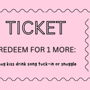 Kids Get Out of Bed Free Ticket