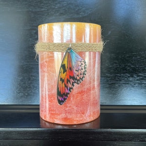 MONARCH BUTTERFLY Spell Candle, 3x4