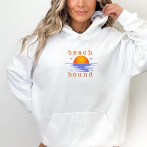 Custom Hoodie for women, Beach Christmas Gifts, Trendy Beach Hoodie with Design, Summer Hoodie, Beach Lover Christmas, Best Vacation Hoodie