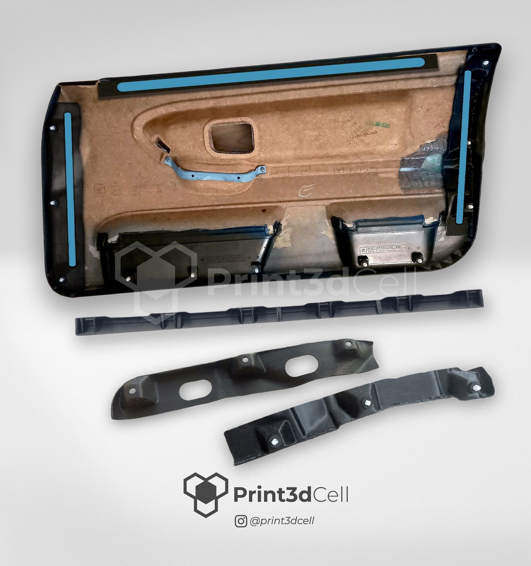 Bmw E36 Coupe | Cabrio | M3 | Door Card Brackets | Repair Kit