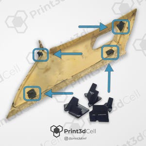 BMW E36 Coupe 8x C pillar | repair kit | trim | Passenger & Driver | Mount | 8 pieces | 3 series