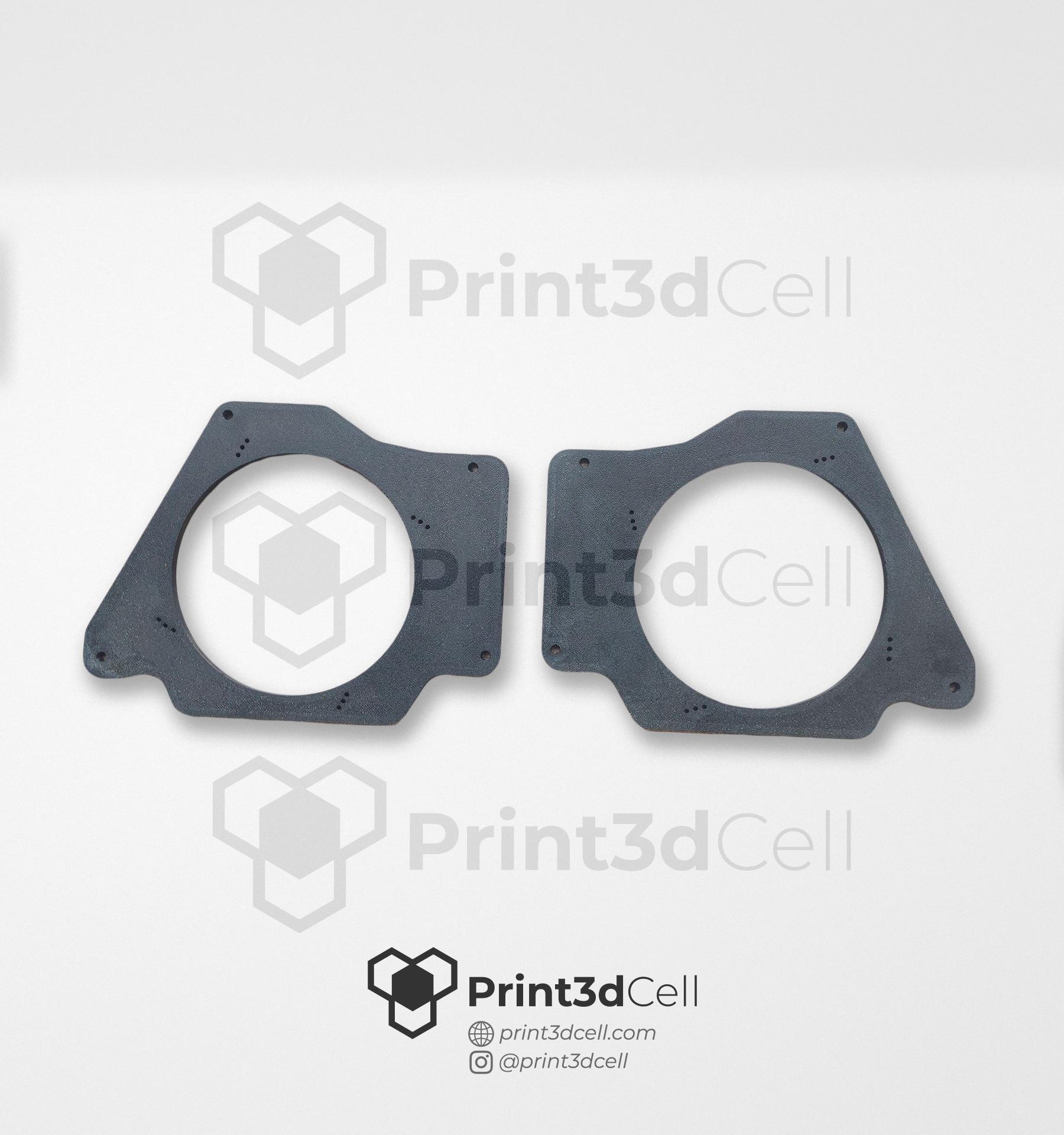 Nissan S13 200sx | 6.5 Inch Speaker Adaptor Plates | 16.50 Cm