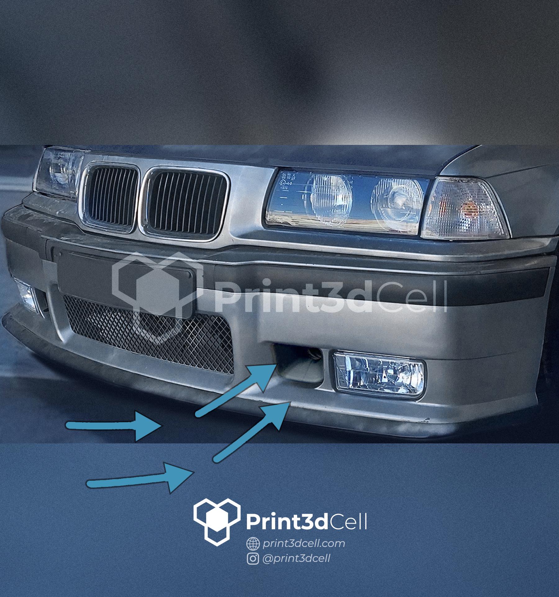 BMW E36 M Tech Bumper Brake Duct: 3D Printed Air Scoop - Etsy