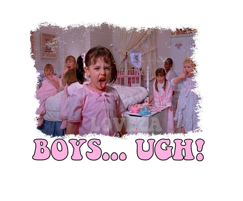 Boys Ugh Girls Ugh PNG, Set of 4, Little Ras png, 90's movie, Retro Valentines sublimation design, valentine's day, Groovy Valentine image 2