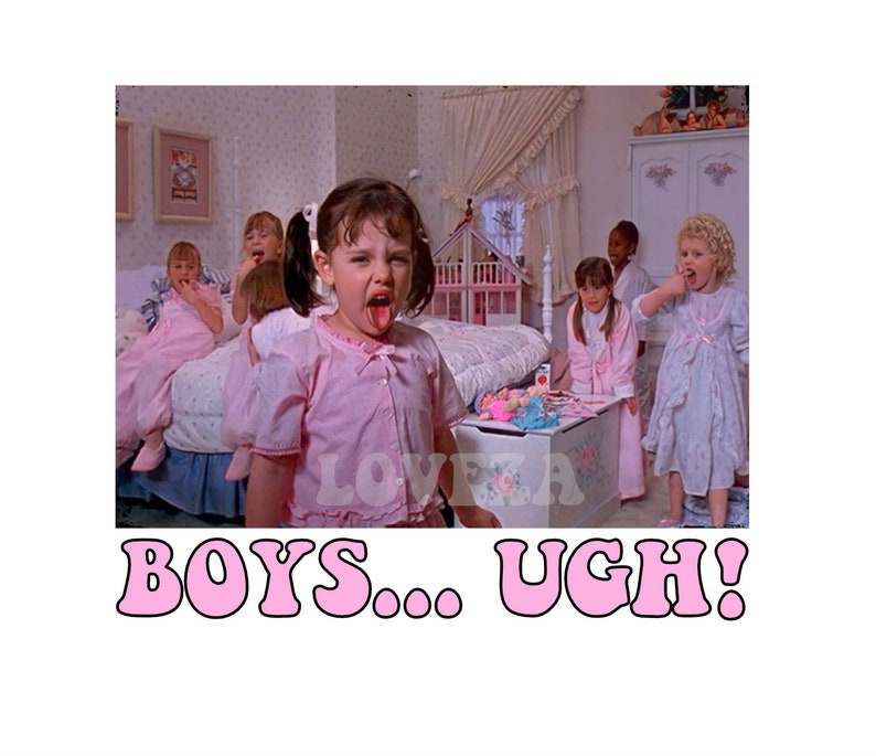 Boys Ugh Girls Ugh PNG, Set of 4, Little Ras png, 90's movie, Retro Valentines sublimation design, valentine's day, Groovy Valentine image 3