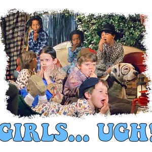 Boys Ugh Girls Ugh PNG, Set of 4, Little Ras png, 90's movie, Retro Valentines sublimation design, valentine's day, Groovy Valentine image 4