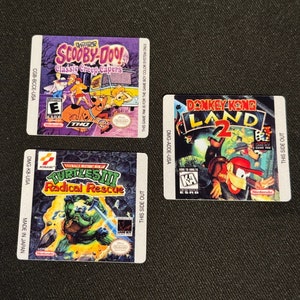 Game Boy and GameBoy Color Replacement Label Stickers - Pick any Game!