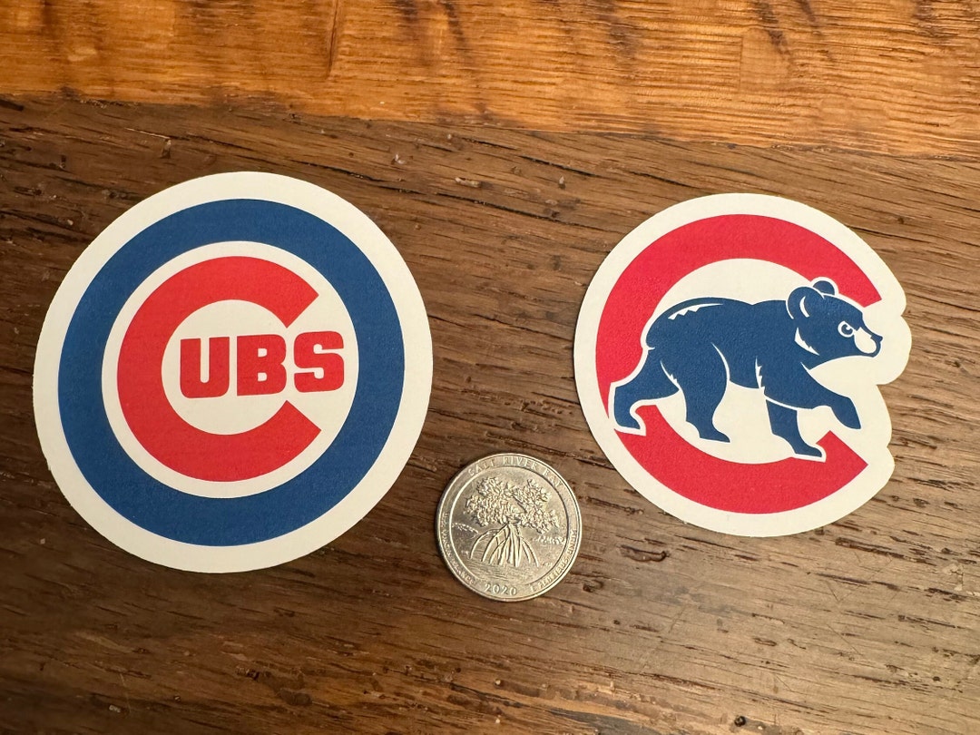 Chicago Cubs Sticker Set Custom Made Etsy