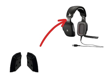 Vervangingsscharnier voor Logitech G35-headsets - complete set