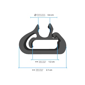 Lot de 5 clips pour bras d'essuie-glace avant Peugeot 3008 5008 et Citroën C5 DS7 Collier de Serrage Agrafe Port-Tuyau image 5