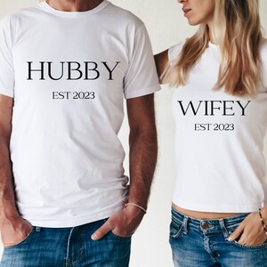 Hubby + Wifey Matching Tees